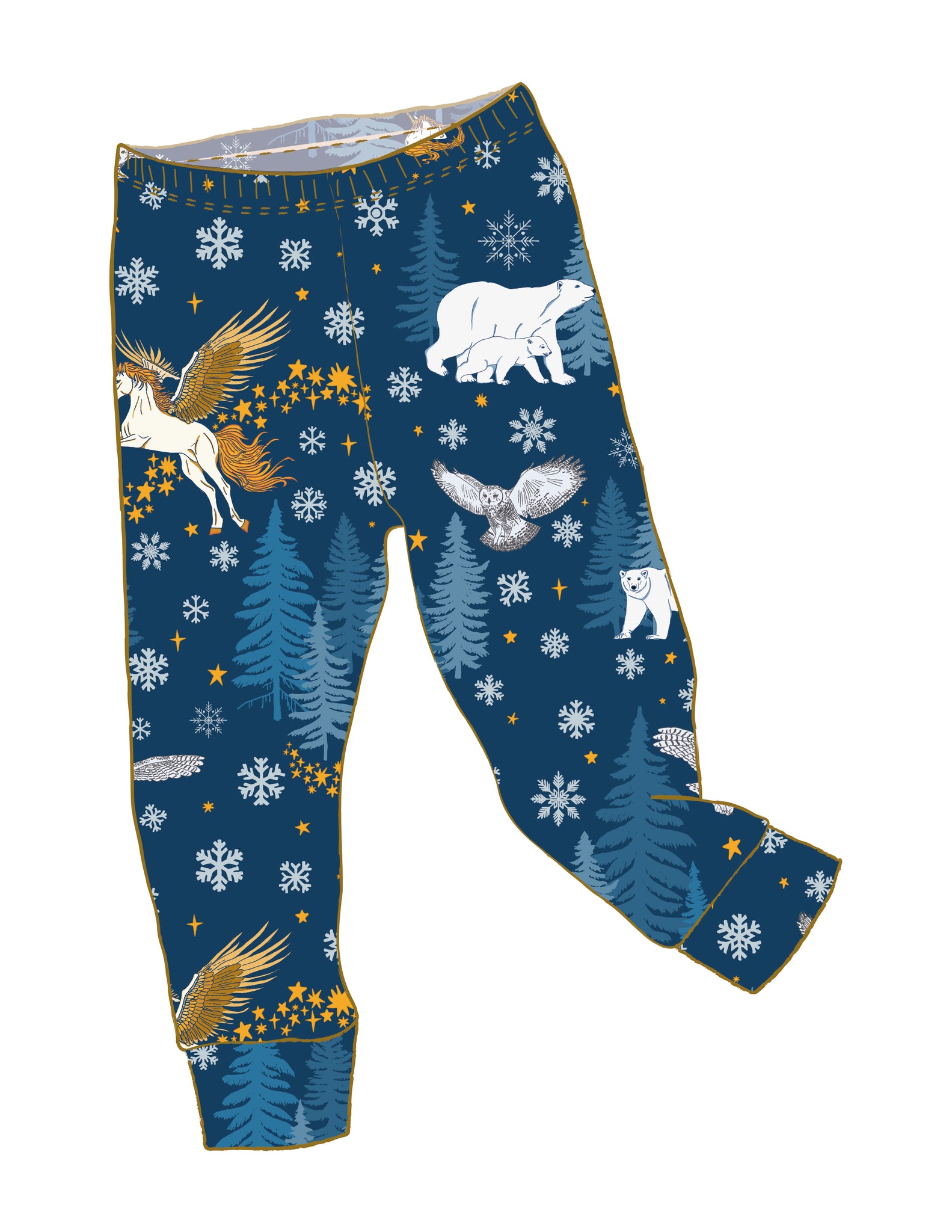 Frosty Forest Leggings